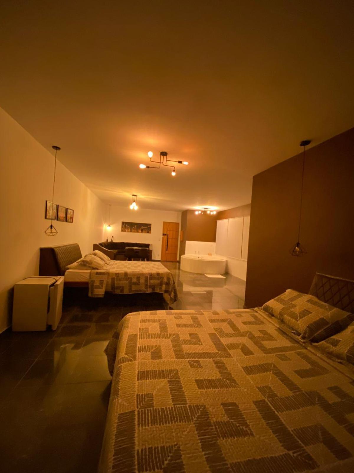Gran Luha Motel, Hotel E Chales Brotas Esterno foto